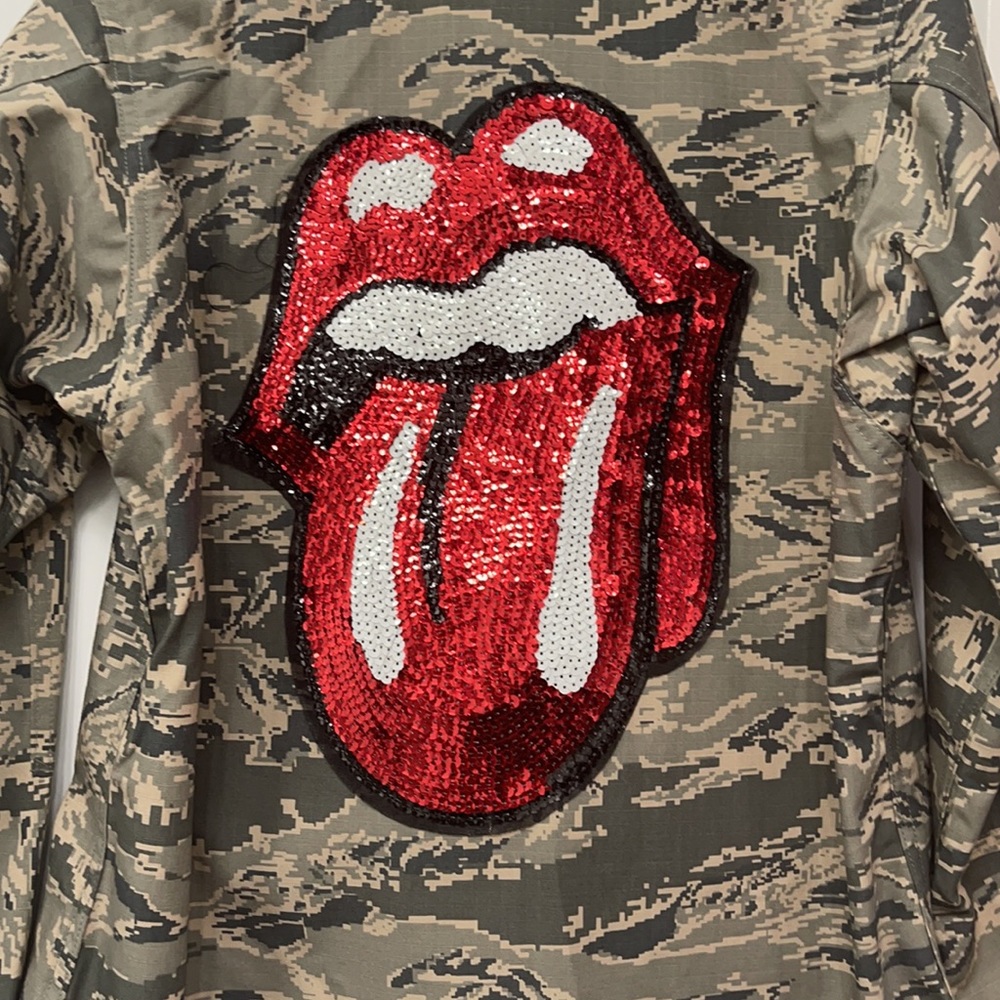Air Force camouflage jacket Rolling Stones. - Picture 14 of 15
